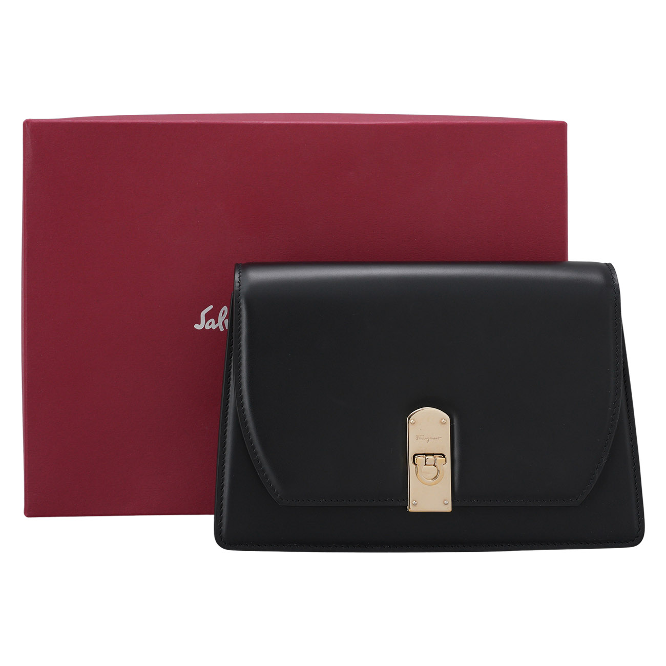 FERRAGAMO(USED)페레가모 22 E006 박시즈 미니백